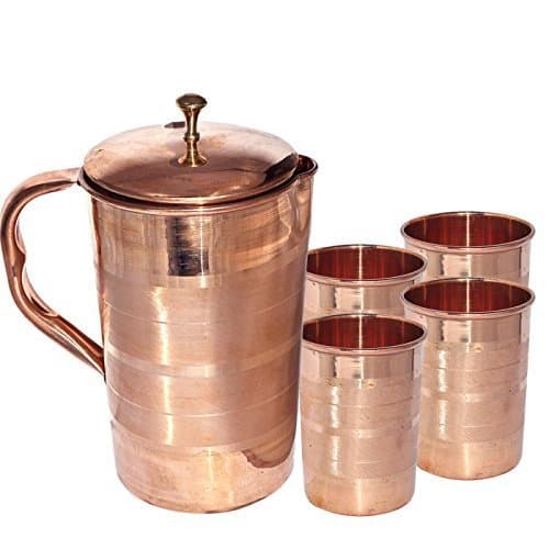 Copper Water Jug | Sambhavnath Steel, Ahmedabad